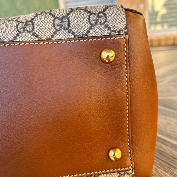 GUCCI GG Supreme Top Handle Bag - Picture 7 of 16